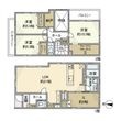 西平井戸建の間取図