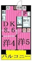 パークアクシス柏の間取図