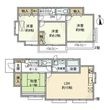 柏戸建の間取図