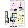ブラウンヒルズの間取図