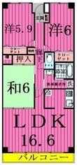 サングリーン海道割の間取図