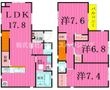 Kolet柏戸張〜コレットカシワトバリ〜の間取図
