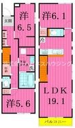 Kolet柏戸張〜コレットカシワトバリ〜の間取図