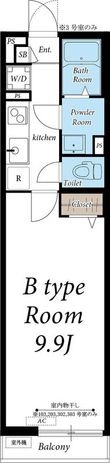 リブリ・ラ・ルーチェ新松戸の間取図