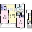 プランドール　弐番館の間取図