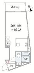 the trias kashiwa〜ザトリアスカシワ〜の間取図