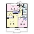 ラディッシュⅣの間取図