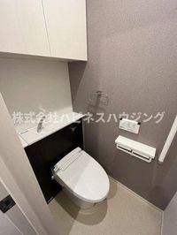 ゆったりとした空間のトイレです