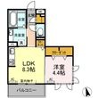 クリア トゥレスBC B棟の間取図