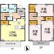 リビングタウン岩崎台 Bの間取図