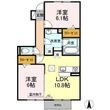ベルネージュⅡの間取図