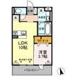クリア トゥレスBC B棟の間取図