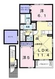 ル・リアンⅡ Eastの間取図