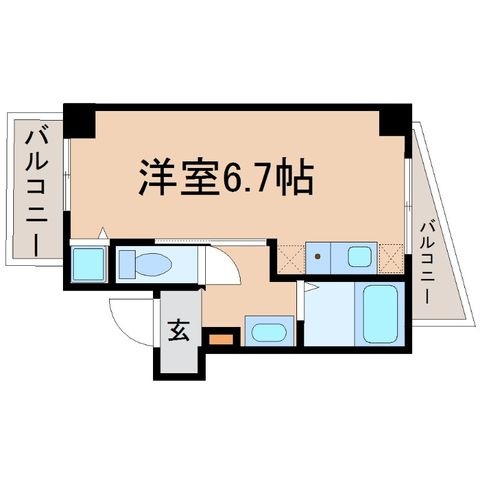 拡大写真:尼崎市東塚口町1丁目 1階102の間取り