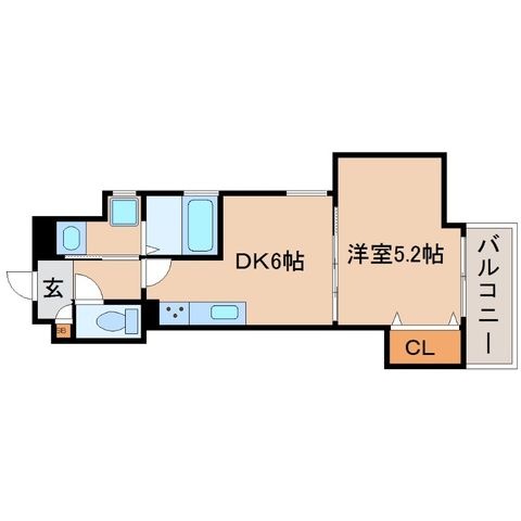 拡大写真:尼崎市梶ケ島 2階202の間取り