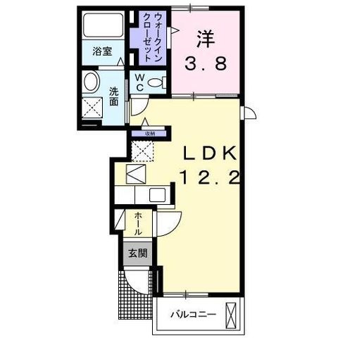 拡大写真:西宮市満池谷町 1階103の間取り
