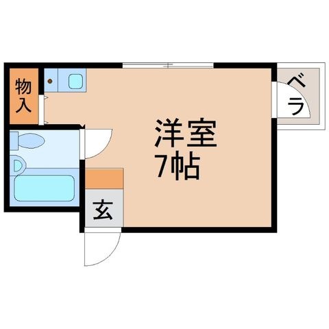 拡大写真:尼崎市昭和通1丁目 2階201の間取り