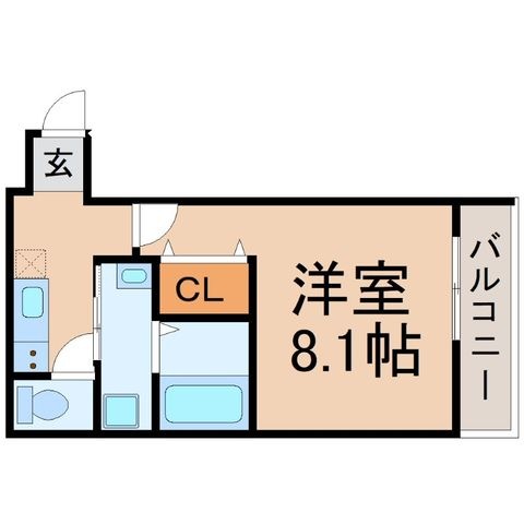 拡大写真:尼崎市南塚口町8丁目 2階202の間取り