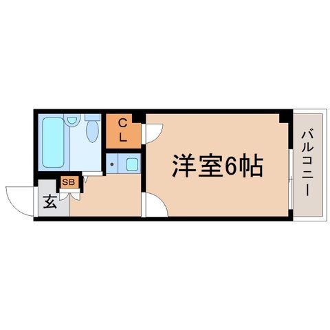 拡大写真:パレス甲子園 2階203の間取り
