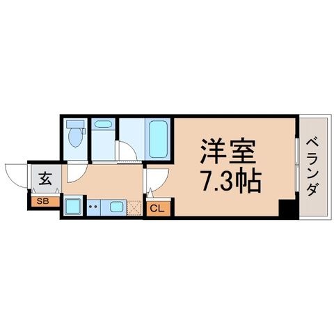 拡大写真:尼崎市南塚口町3丁目 3階302の間取り
