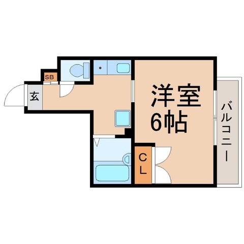 拡大写真:尼崎市南武庫之荘1丁目 3階301の間取り
