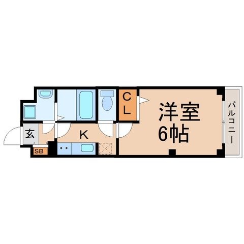 拡大写真：大阪市西淀川区歌島１丁目 1階103の間取り