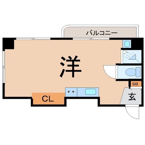拡大写真:尼崎市南武庫之荘7丁目 3階304の間取り