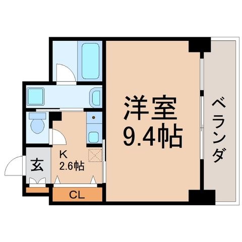 拡大写真:尼崎市南塚口町3丁目 5階510の間取り