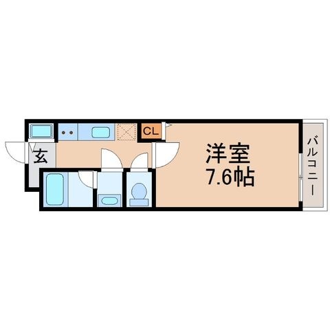 拡大写真:尼崎市武庫之荘本町1丁目 2階202の間取り