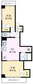L’ATELIER BLEU（ラトリエ　ブルー）の間取図