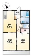 ワンズコートⅡの間取図