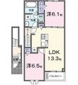メルシーⅠの間取図