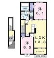 クレールCの間取図