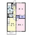エスポワール石渡Ⅱの間取図
