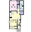 ソレアードＨの間取図