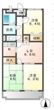 津山市東一宮の間取図
