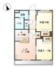 プレザンス湯郷の間取図