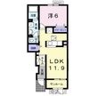 クレメント Aの間取図