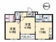 Green-shower田園 E棟の間取図