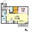 ロイヤルステージ西持田町A棟の間取図