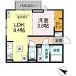 ロイヤルステージ西持田町B棟の間取図