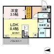写真:ロイヤルステージ横浜町 3階303の間取図