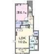 セーバリーブリーズⅡの間取図