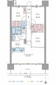 サーパス松江駅グランフォートの間取図