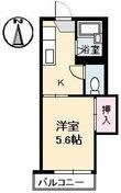 コーポKⅡの間取図