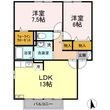 アシュランス A棟の間取図