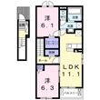 インハリット Aの間取図
