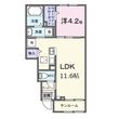 シャンテ カノンBの間取図