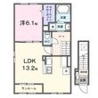 シャンテ カノンAの間取図
