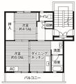 ビレッジハウス久手3号棟の間取図